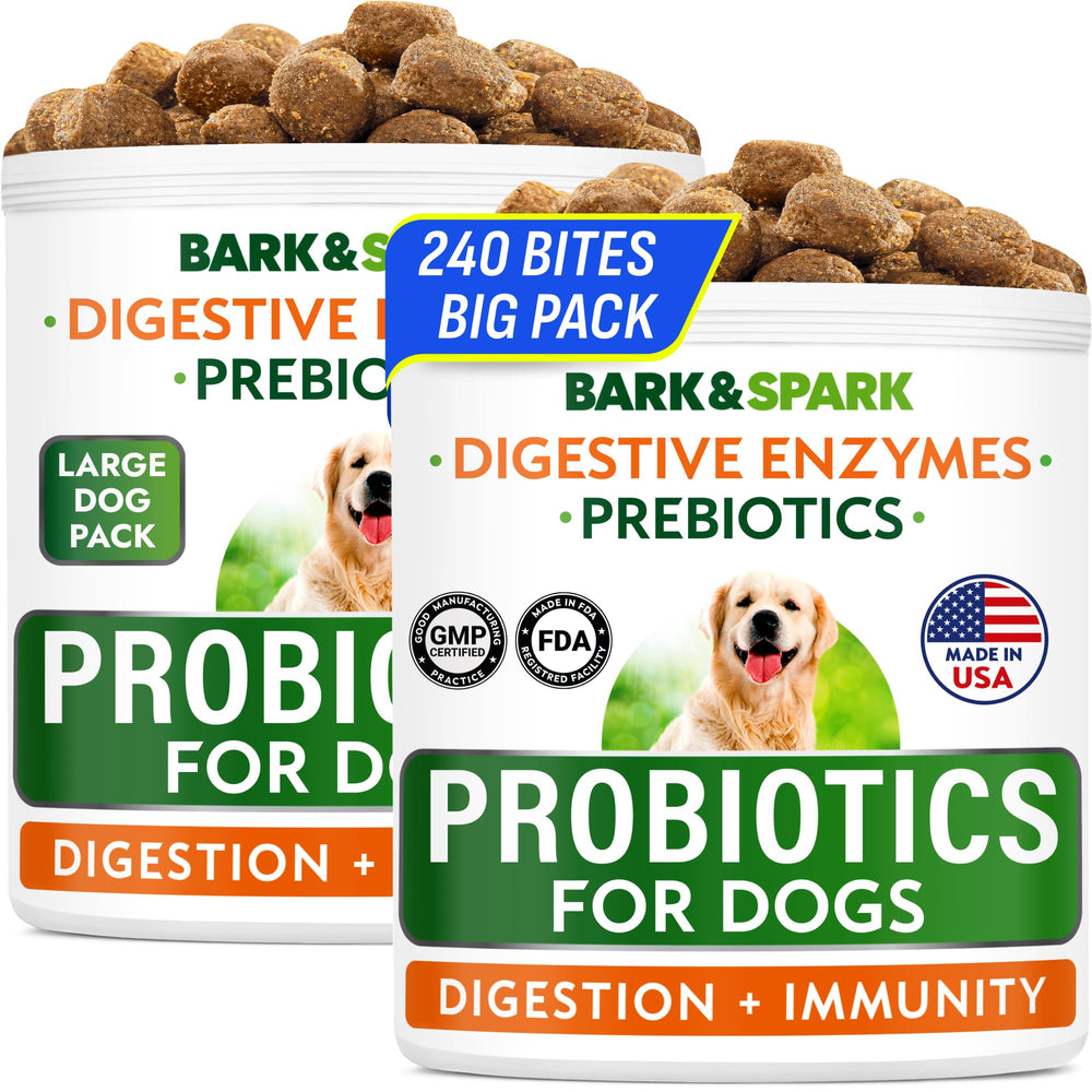 Bark&Spark probióticos para perros: gomitas sabor tocino que ayudan a la digestión