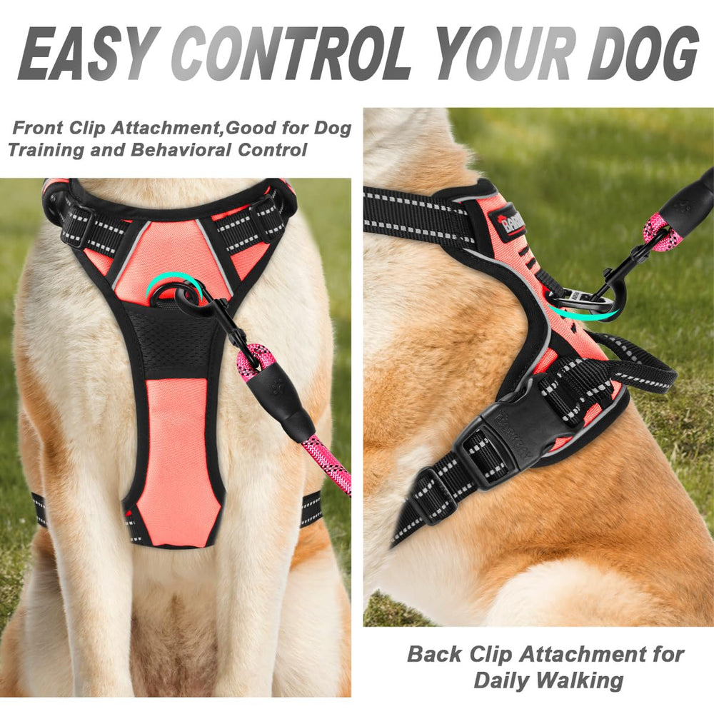 Arnés BARKBAY con nylon ligero para caminatas cómodas