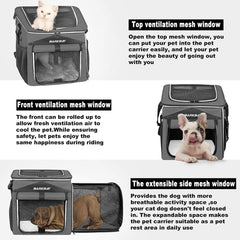 BarkBay sistema con cintas reflectantes, mejora visibilidad en salidas nocturnas