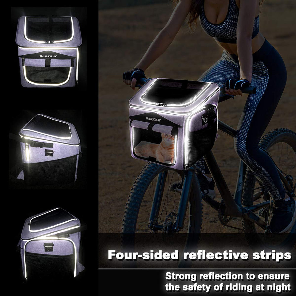 BARKBAY cesto-bici-perro-usos-exteriores, diseñada para uso diario al aire libre.