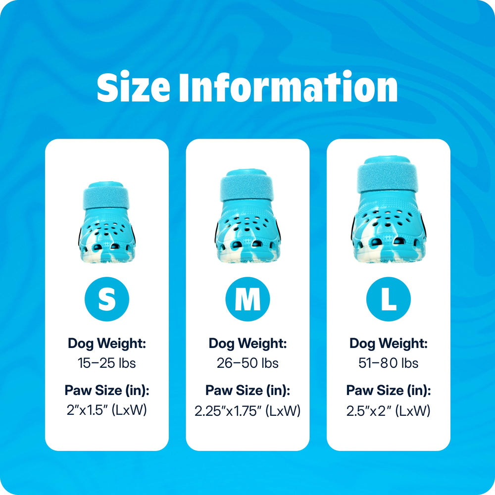 BarkBox Aqua Crocs: iluminación nocturna para mayor visibilidad en paseos.