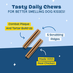 Barkbox Bright: crestas para masajear encías y limpieza dental durante la mordida