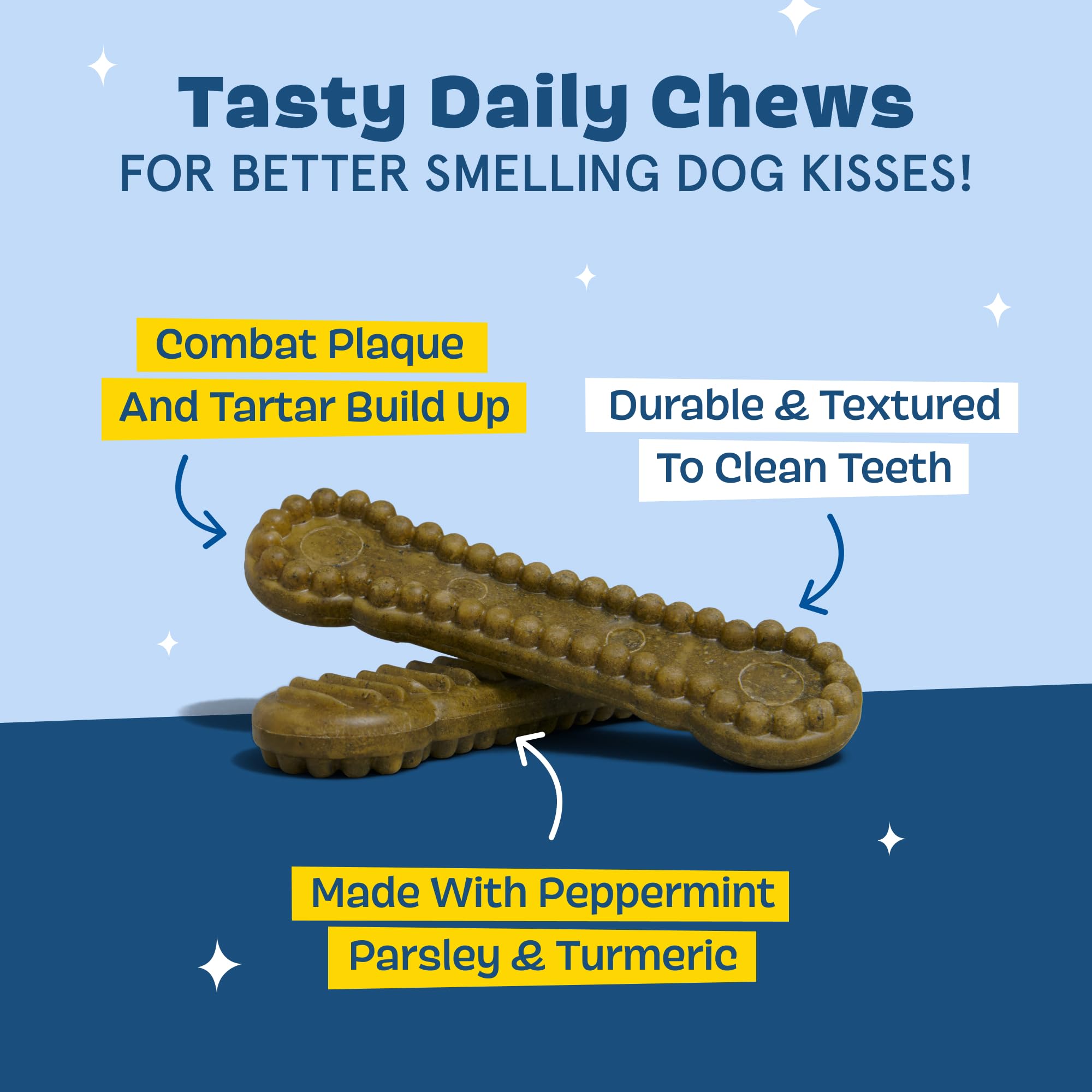 BarkBox Bright palo dental duradero texturizado para masajear encías