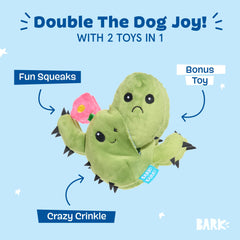 BarkBox Consuela Cactus 2-en-1: descubre la sorpresa dentro
