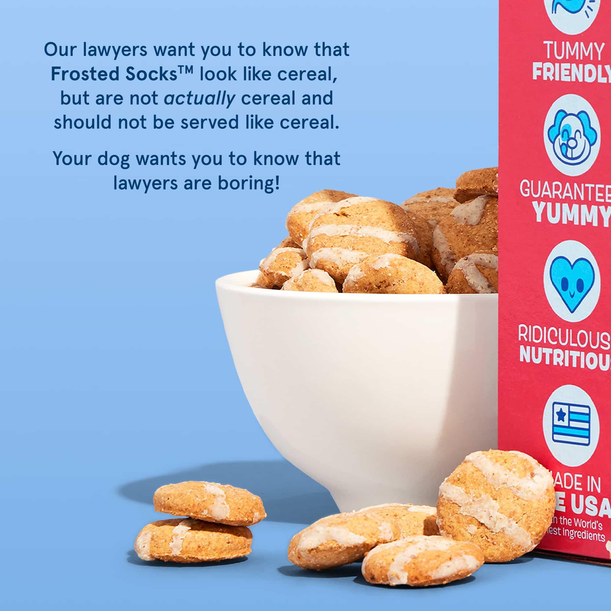 BarkBox Frosted Socks: elaborado en Estados Unidos con ingredientes de calidad