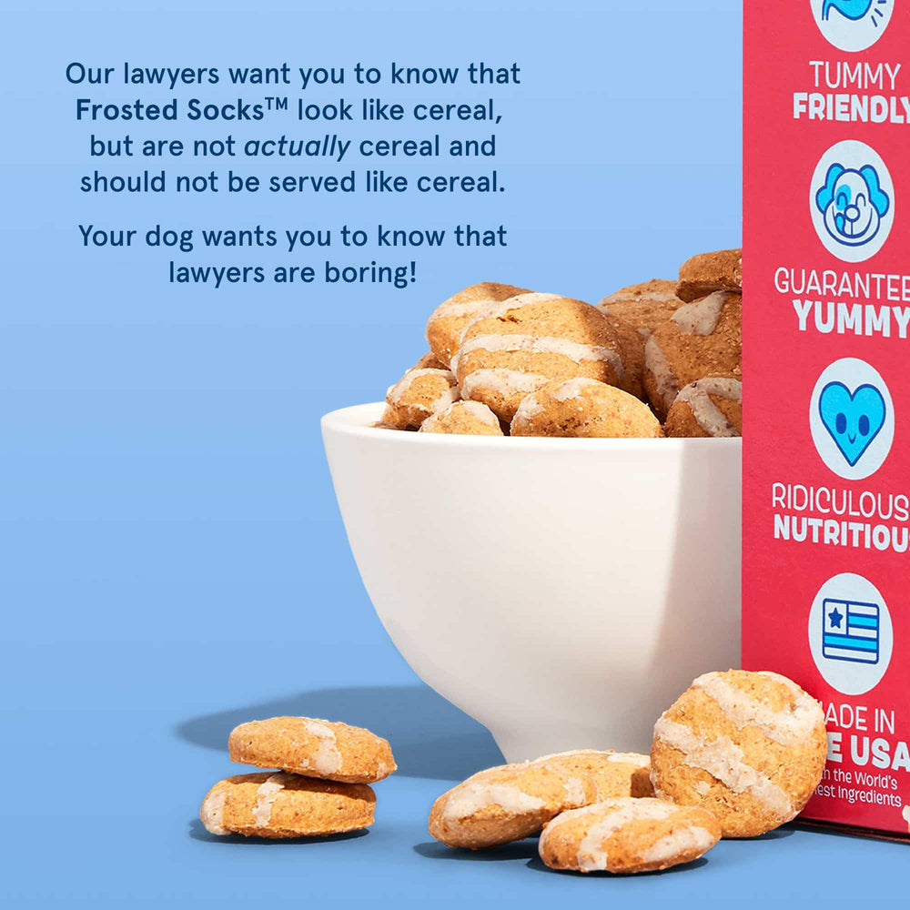 BarkBox Frosted Socks: elaborado en Estados Unidos con ingredientes de calidad