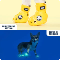 BarkBox suela antideslizante para mayor tracción en superficies.