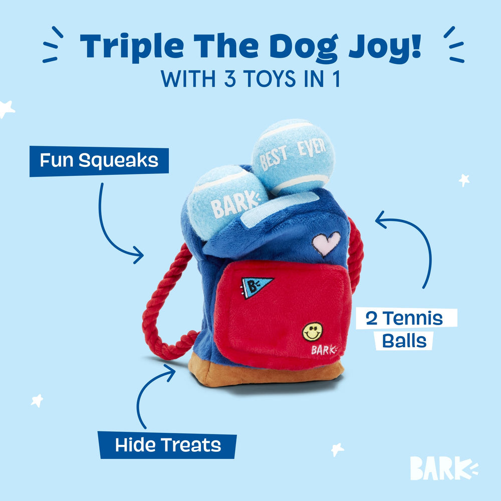 Tiras de camiseta de BarkBox para juego seguro y divertido