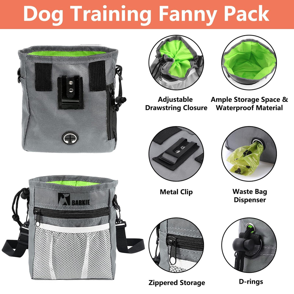 BARKIE: bolsa de premios de silicona, impermeable y fácil de limpiar.