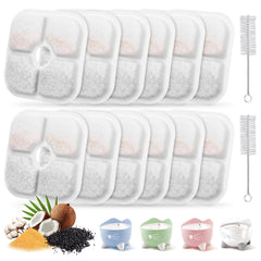 Barkios lote de 12 filtros para Catit Pixi, agua fresca para su vida diaria.