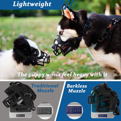 Diseño Barkless ergonómico en forma W para evitar rozaduras o irritación.