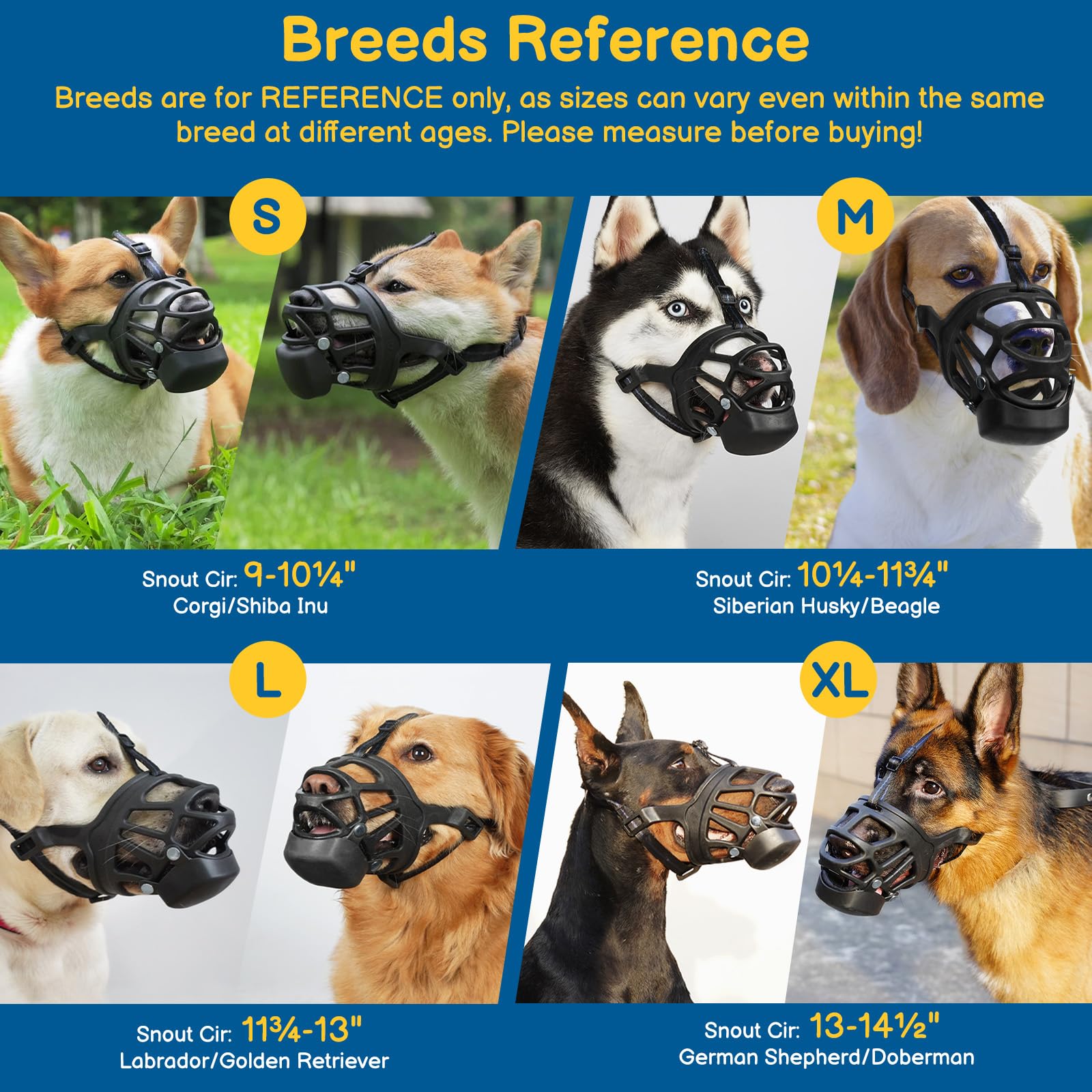 BARKLESS bozal diario para paseos cómodo y seguro