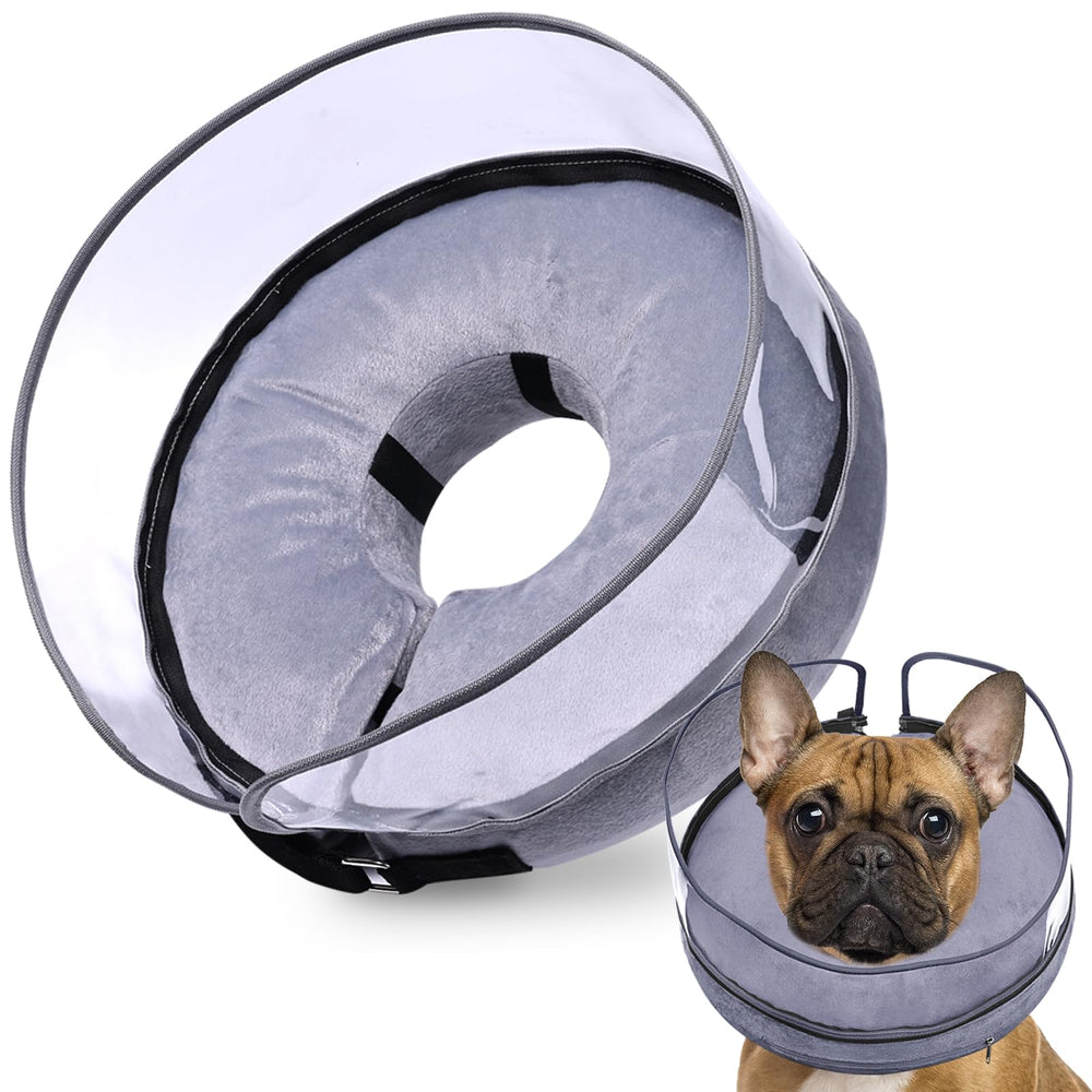BARKLESS collar dona inflable para perros, comodidad durante la recuperación.