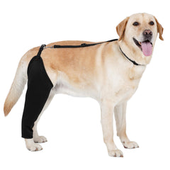 BARKLESS manga-pata-trasera-ajuste: protección cómoda para recuperación postoperatoria.