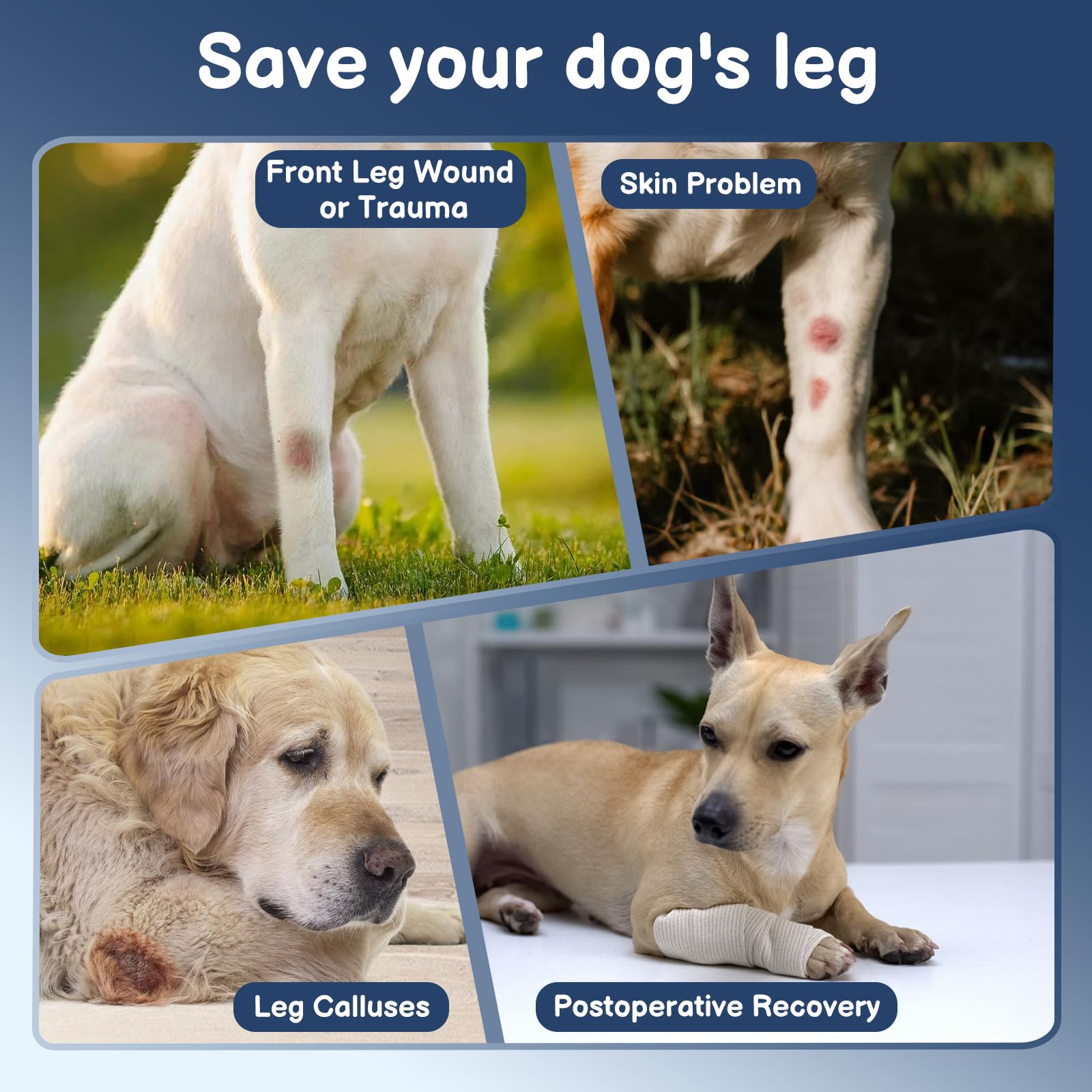 BARKLESS manga ajustable longitud permite adaptar a diferentes perros