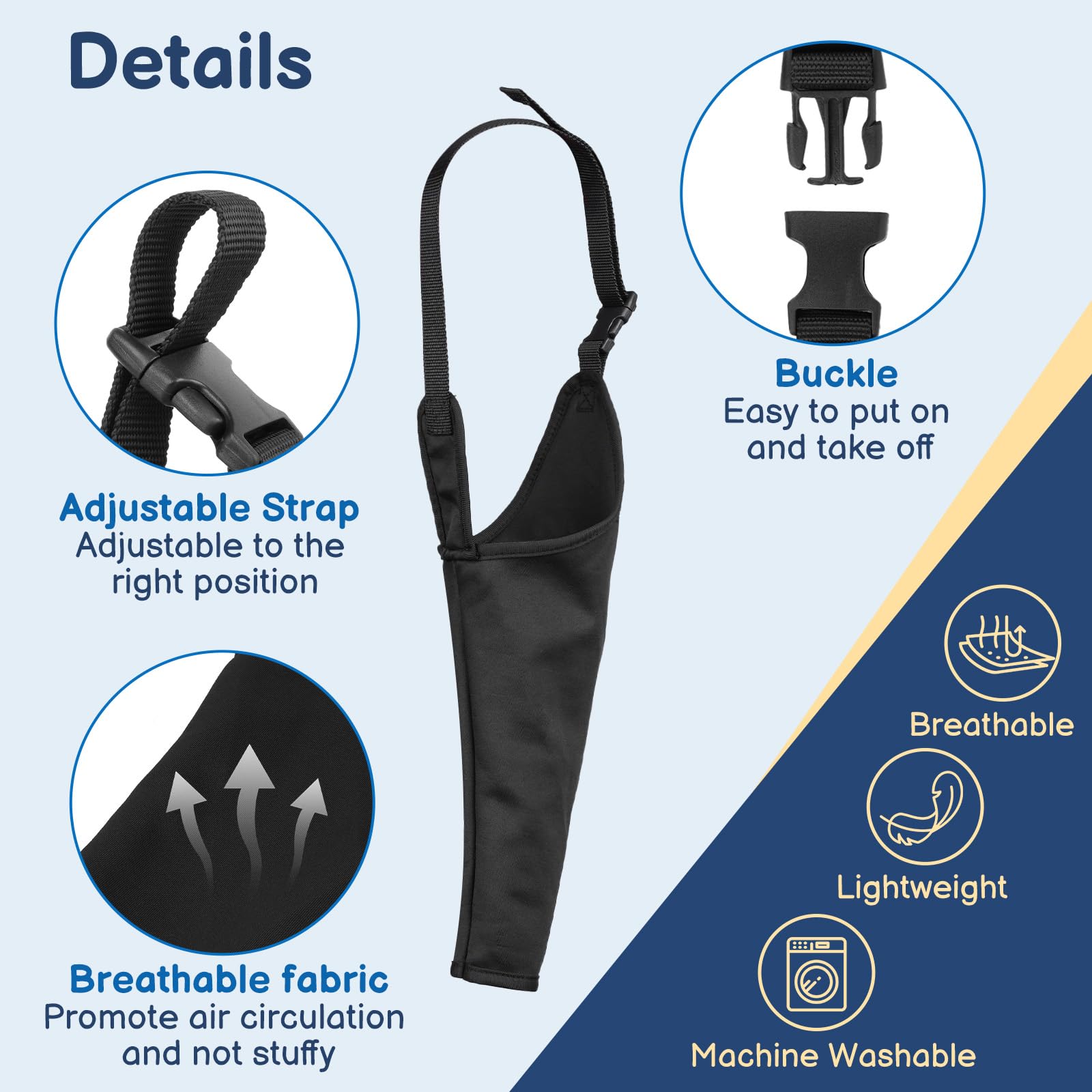 BARKLESS traje recuperación pata delantera con cono alternativo para seguridad
