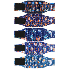 Pañales Barklincharm para perros machos, conjunto de 5 piezas, protección de suelos