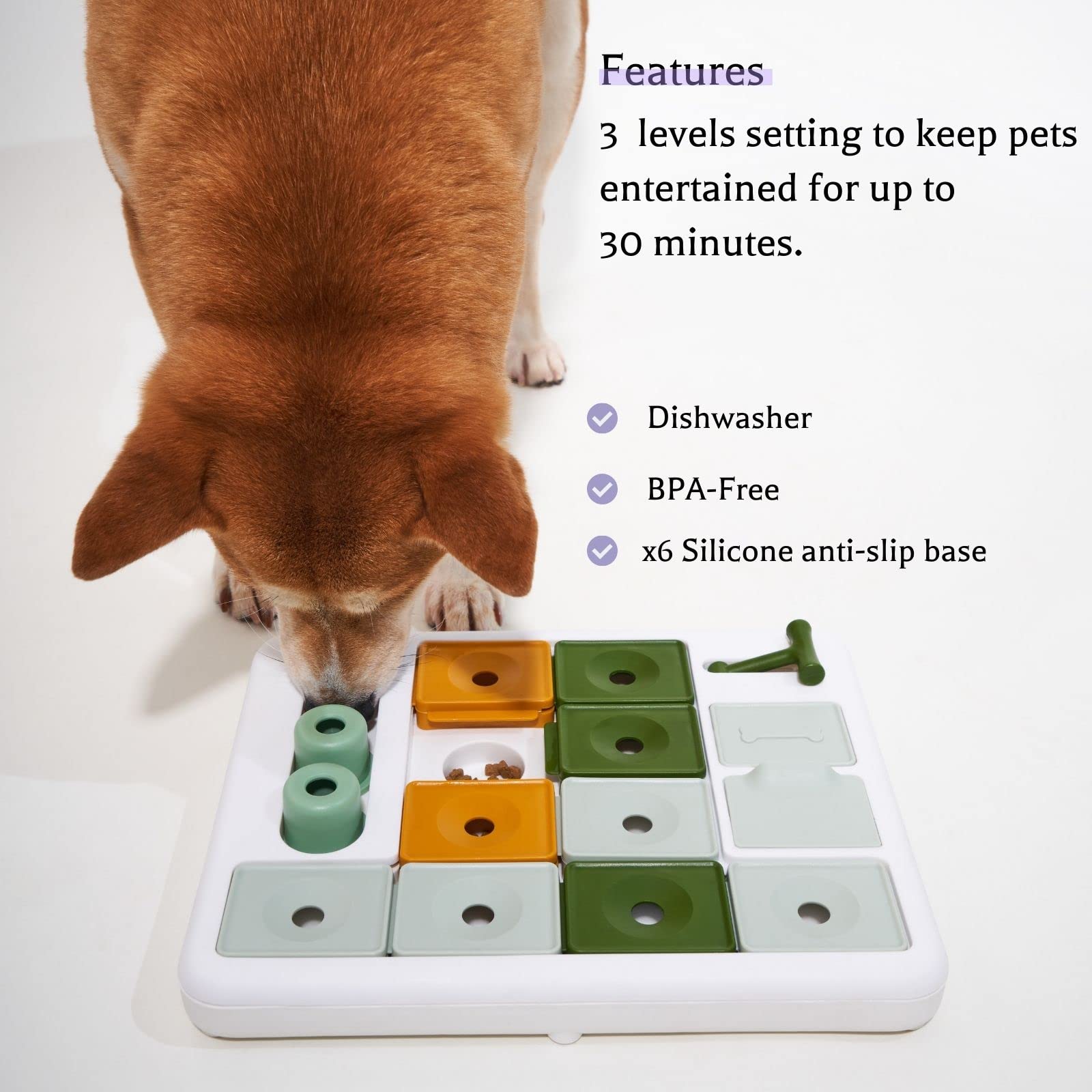Barkwhiz materiales seguros y lavables para juego diario