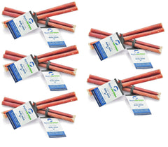 Barkworthies Bully Stick sin olor 6 pulgadas, paquete de 10, snack duradero para perros.