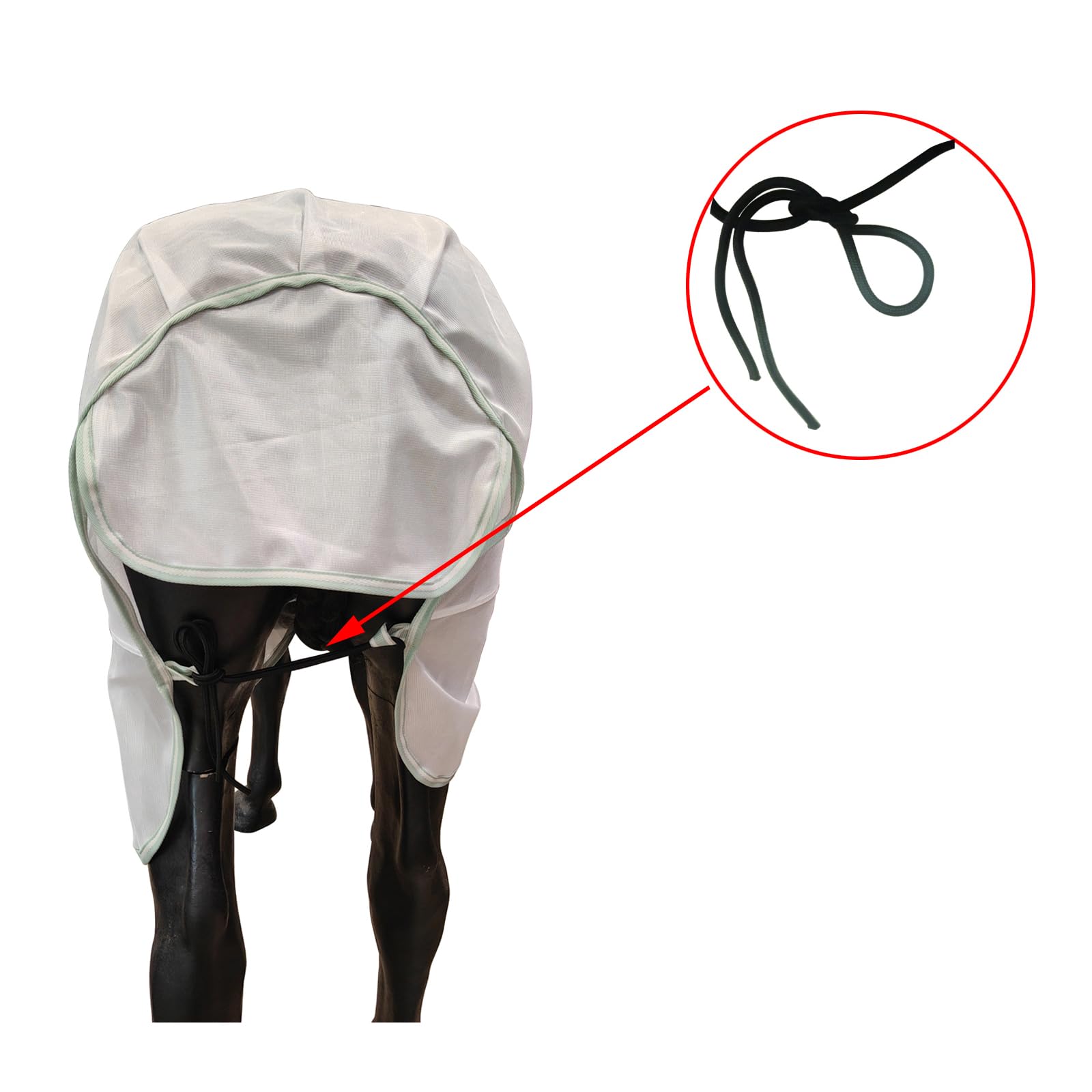Barn & Stable cobertura de cola amplia para protección adicional durante el turnout