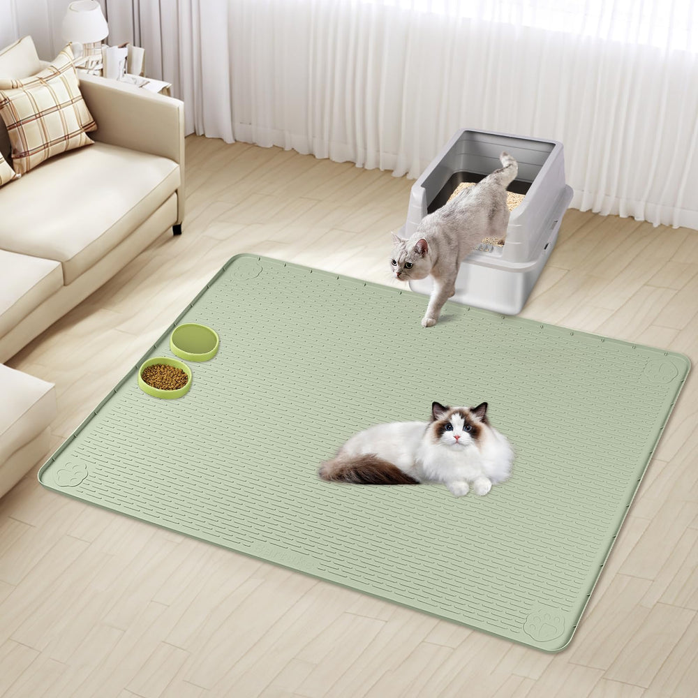 Bartuke alfombra para uso diario, cómodo y práctico para hogares con gatos.