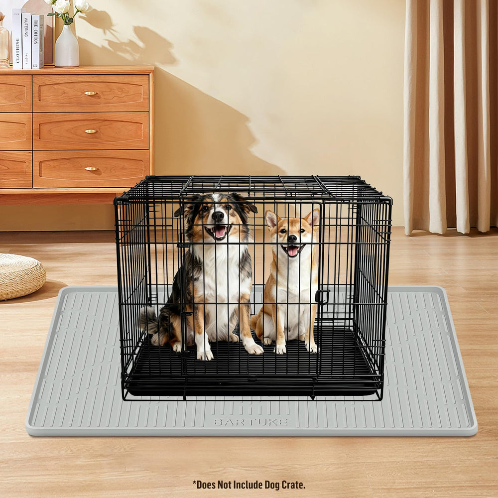 Bartuke diseño higiénico de alfombra para jaula de perro.
