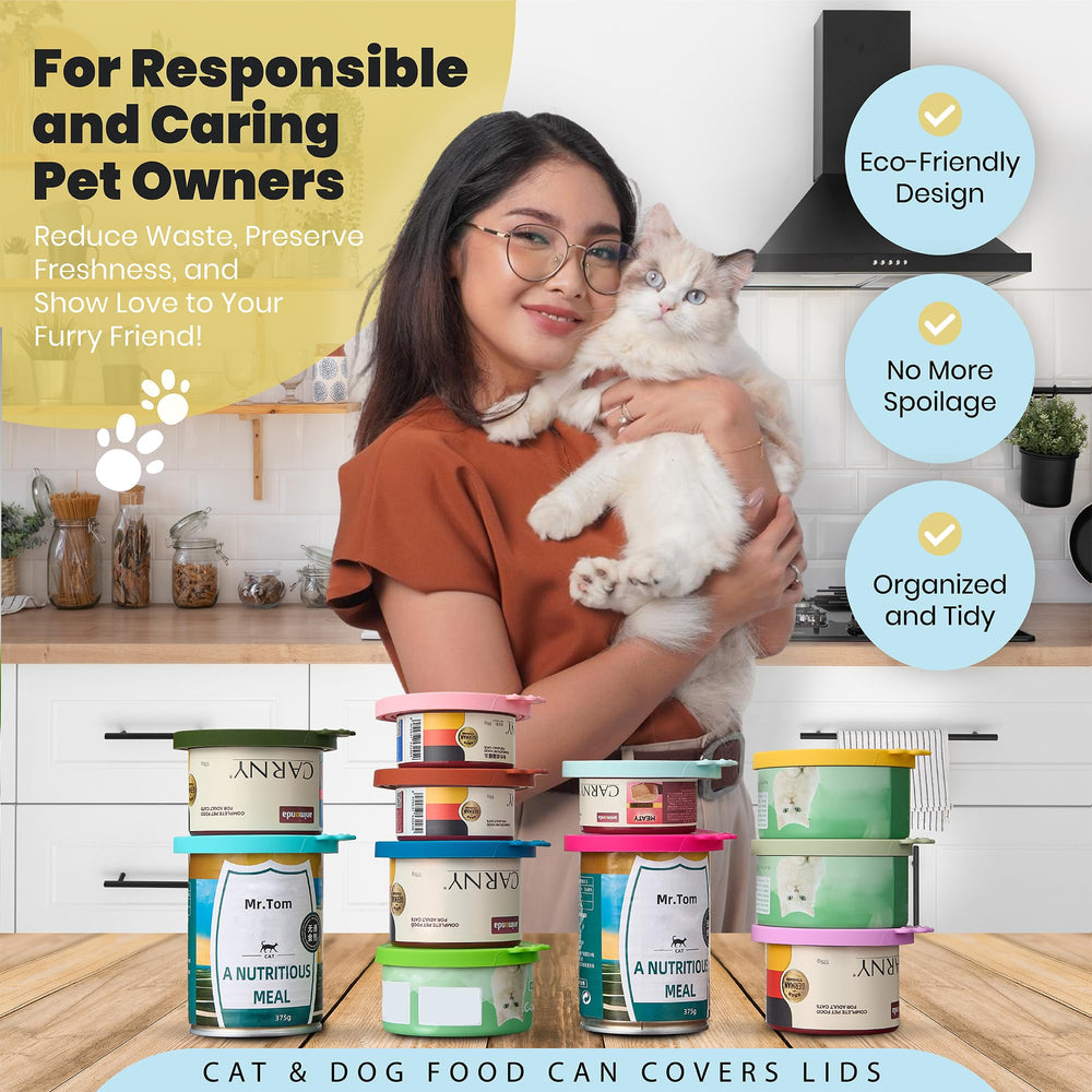 Basic Haus tapa para conservas de gato, protección contra derrames