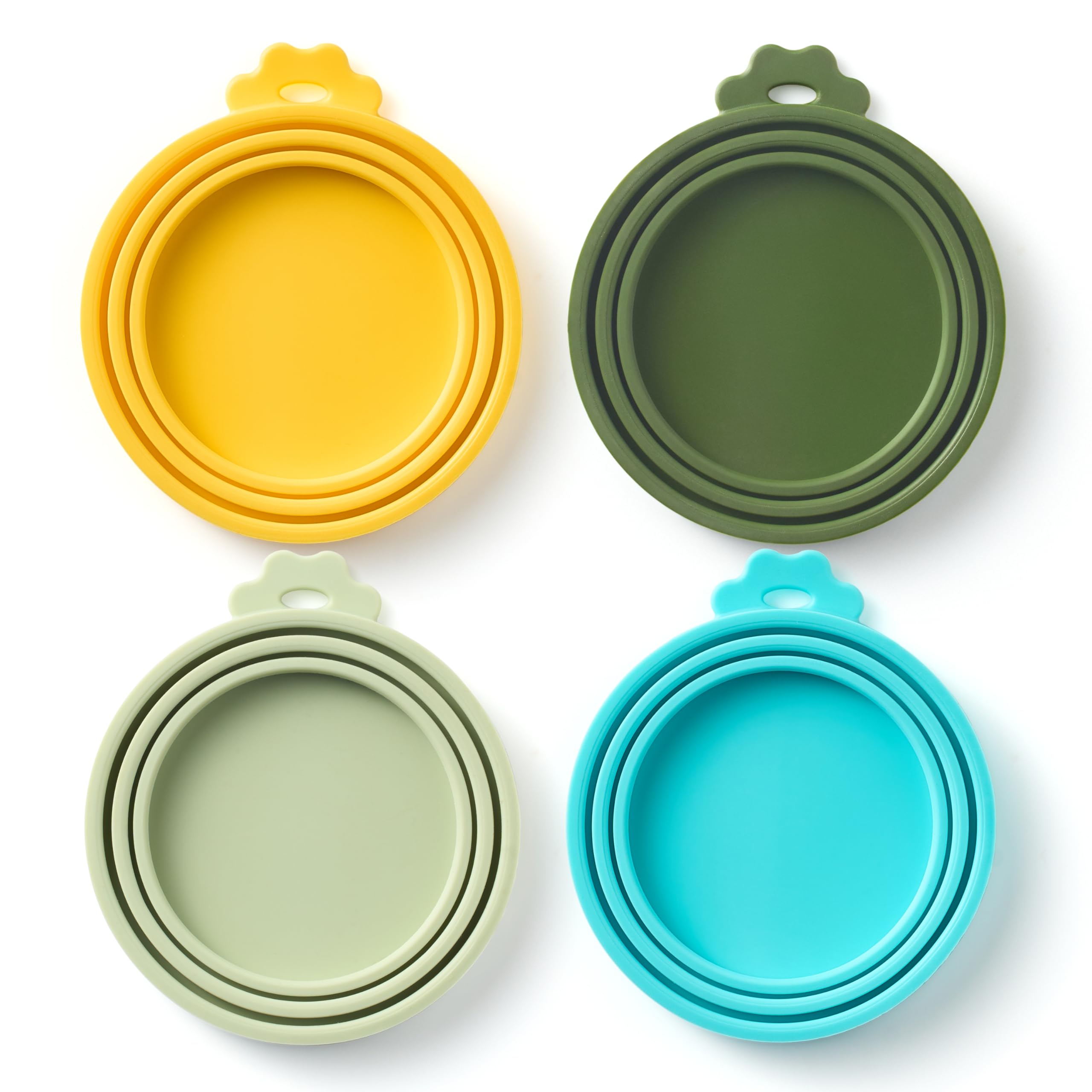 Basic Haus tapas universales para latas de alimento, ajuste seguro y versatilidad