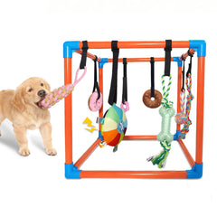 BASTIPETA Gimnasio para cachorros con juguetes colgantes, estimulación temprana y juego seguro.