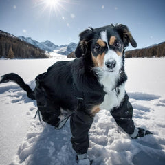 BAYANKALA botas para perros ajustables con correas elásticas y ajuste cómodo.
