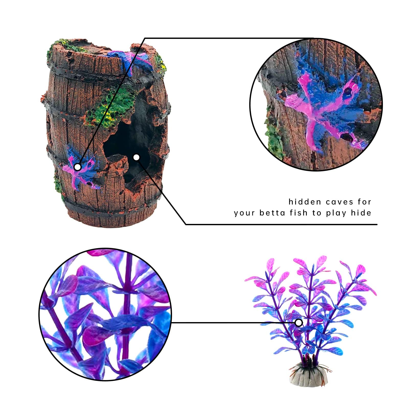 Bazayona Faeshoo, planta acuática 2, mejora color y volumen del conjunto