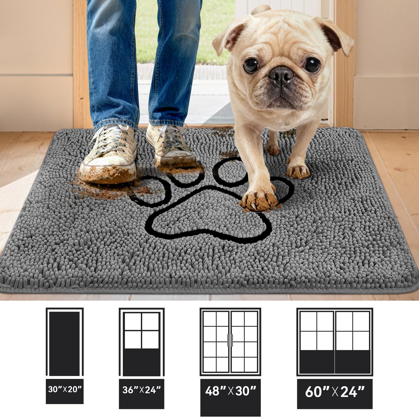 Textura chenille 2000gsm de la alfombra Bcoimo, suave y cálida para descansar.