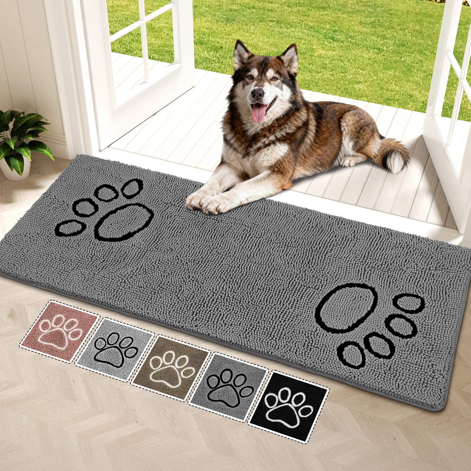 Almohadilla absorbente de Bcoimo para perros, absorbe humedad y suciedad.