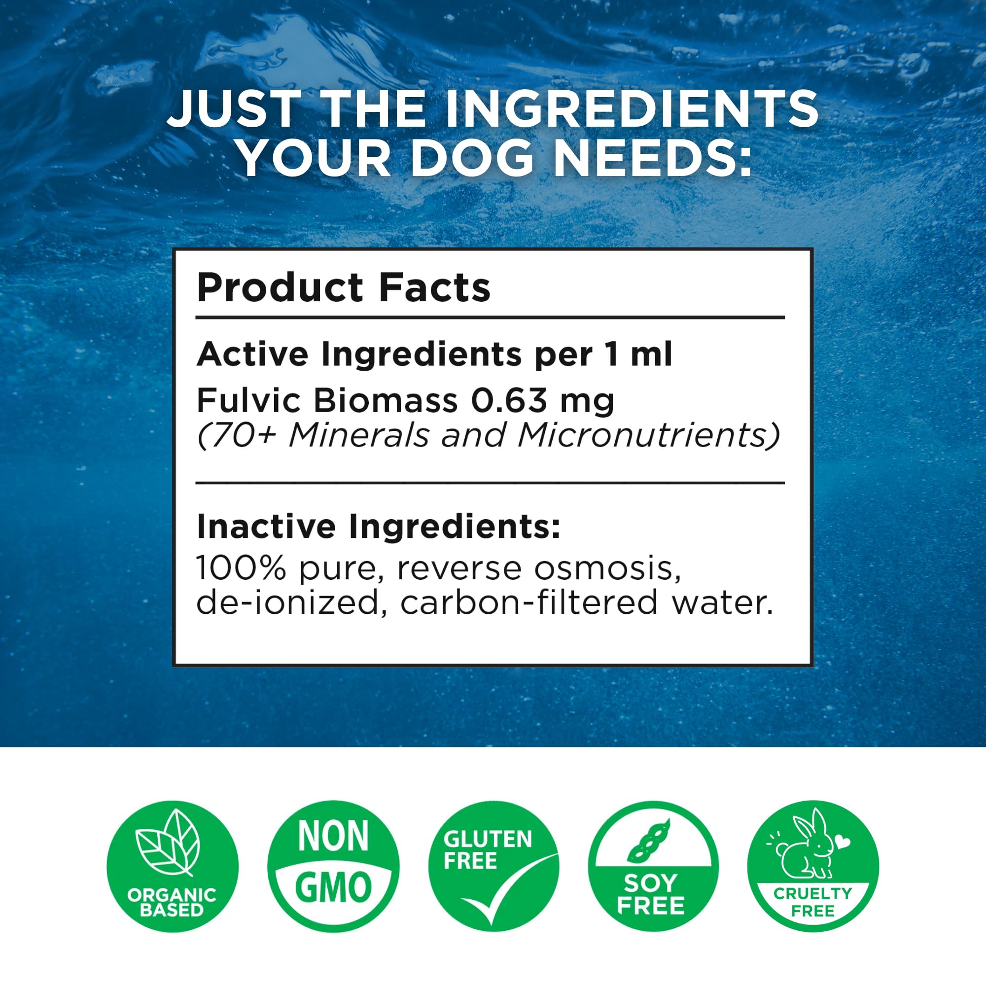 Beam Minerals: etiqueta detalle con lista de ingredientes naturales.