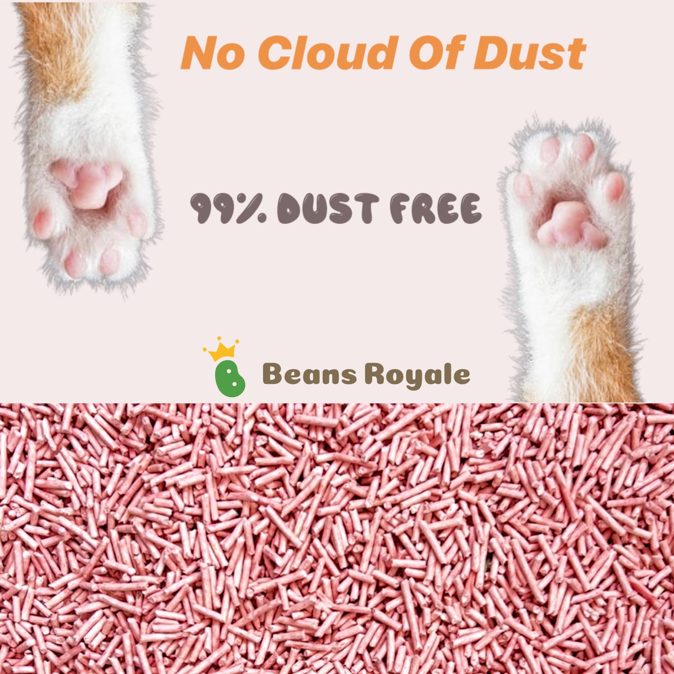 Beans Royale sin polvo, hogar más limpio y cómodo.