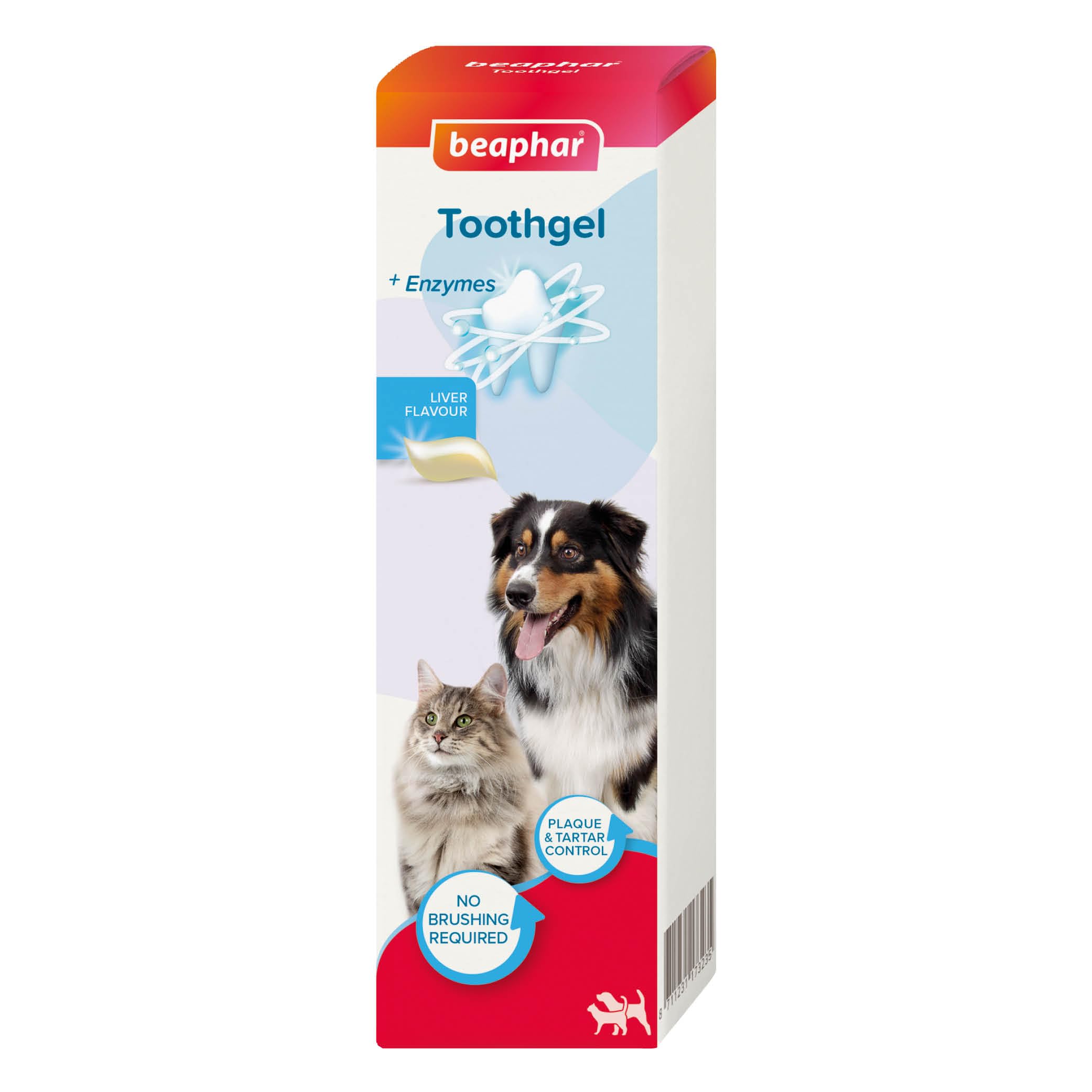 Beaphar gel dental 100 g en tubo ayuda a reducir la placa en perros y gatos