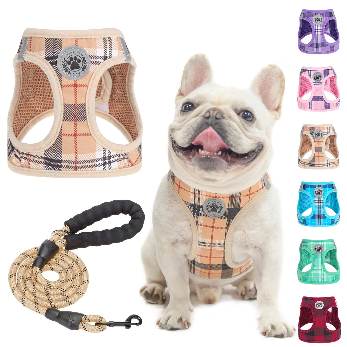 arnés BEAUTYZOO para perro pequeño paso-entrada cómodo