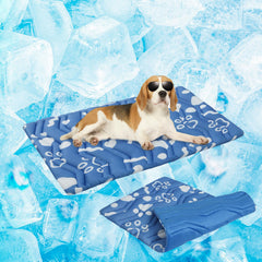 BEAUTYZOO colchón refrigerante para perro grande, alivio del calor sin energía