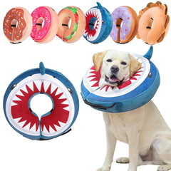 BEAUTYZOO collar dona inflable para perro grande, evita lamidos y facilita la recuperación.