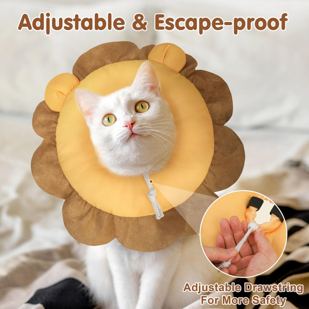 Collar ajustable BEAUTYZOO para gatos y cachorros, ajuste seguro