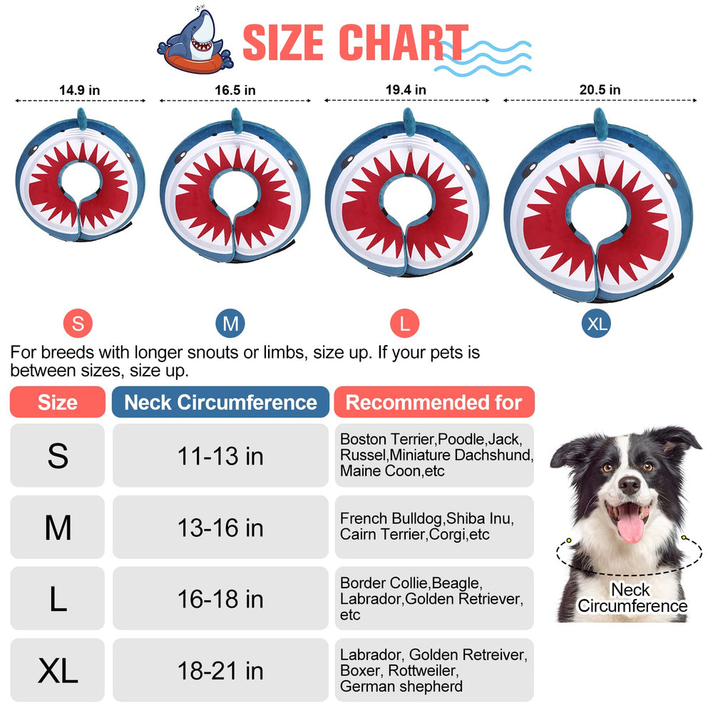 BEAUTYZOO collar inflable en forma de dona protección suave sin bloquear la visión