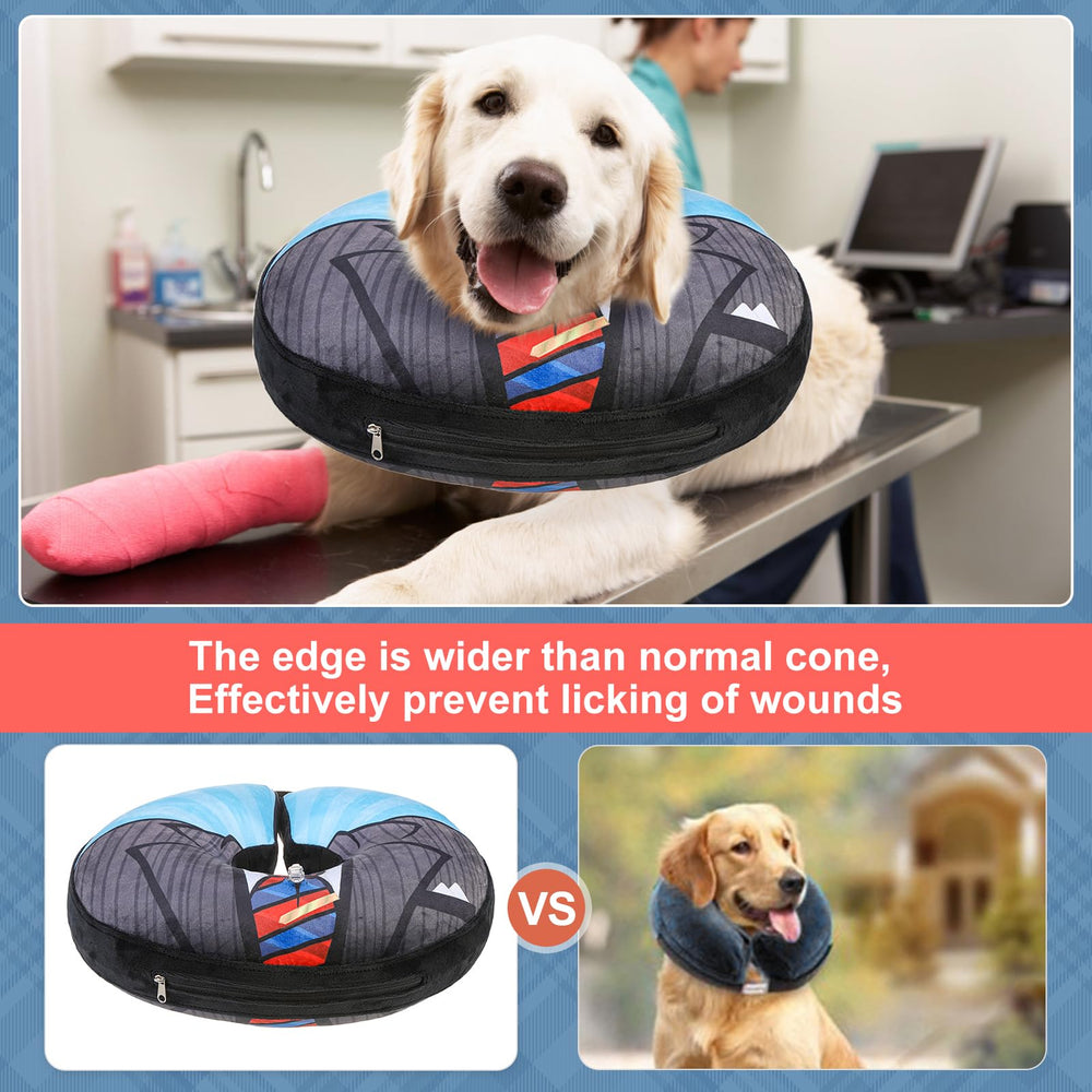 BEAUTYZOO collar dona inflable permite comer y beber con facilidad.