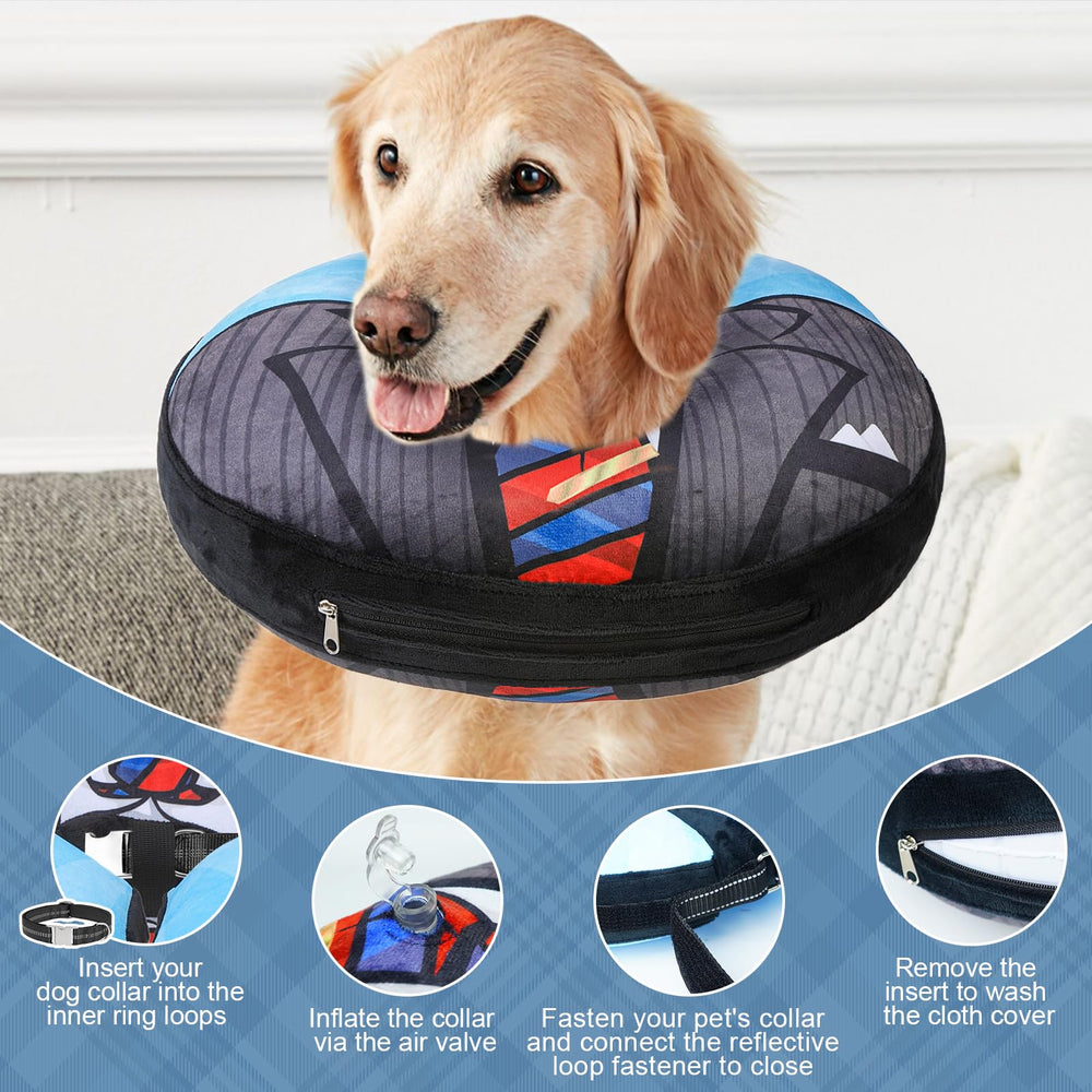 BEAUTYZOO collar donut lavable a máquina y fácil de guardar