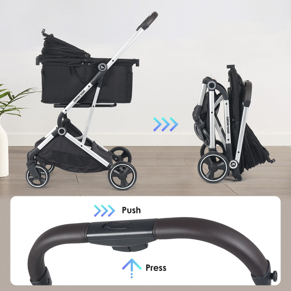 Beberoad Pets T4: plegable con una mano para viajar con facilidad.