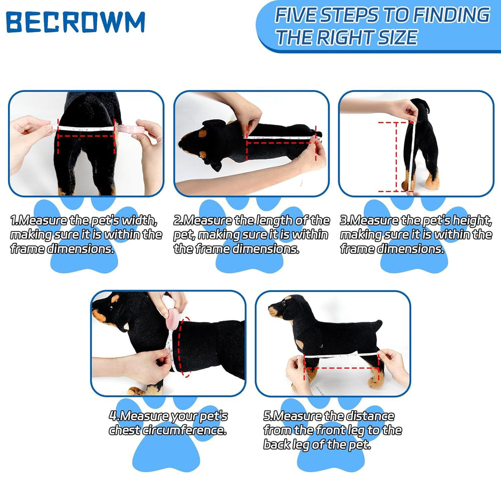 BECROWM diseño en forma de U para soporte cómodo en paseos