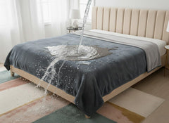 Bedding Aid manta impermeable para cama protege derrames sin mojar sábanas.
