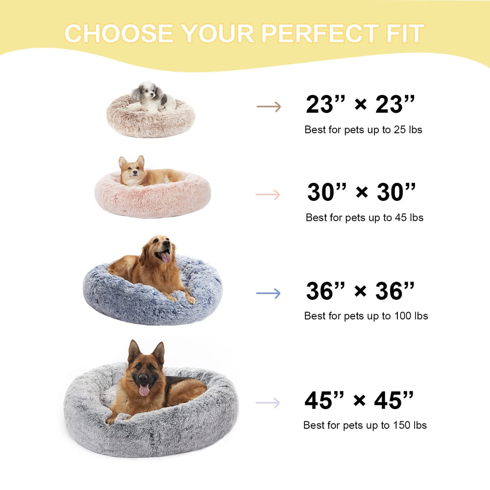 Bedfolks Cama Donut, base antideslizante para mayor estabilidad.