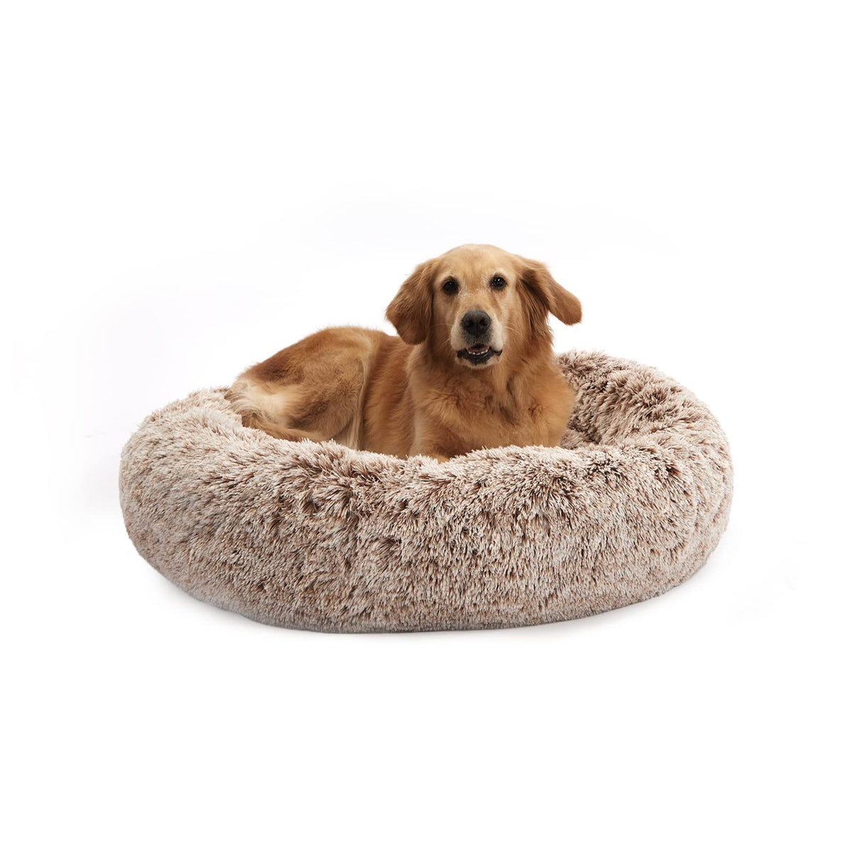 Bedfolks cama para perro con forma de dona de 36 pulgadas para dormir cómodo