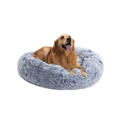 Bedfolks Cama para perro donut de 36 pulgadas para relajación cómoda.