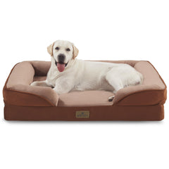 Bedfolks cama de perro ortopédica XL con funda impermeable y soporte cómodo